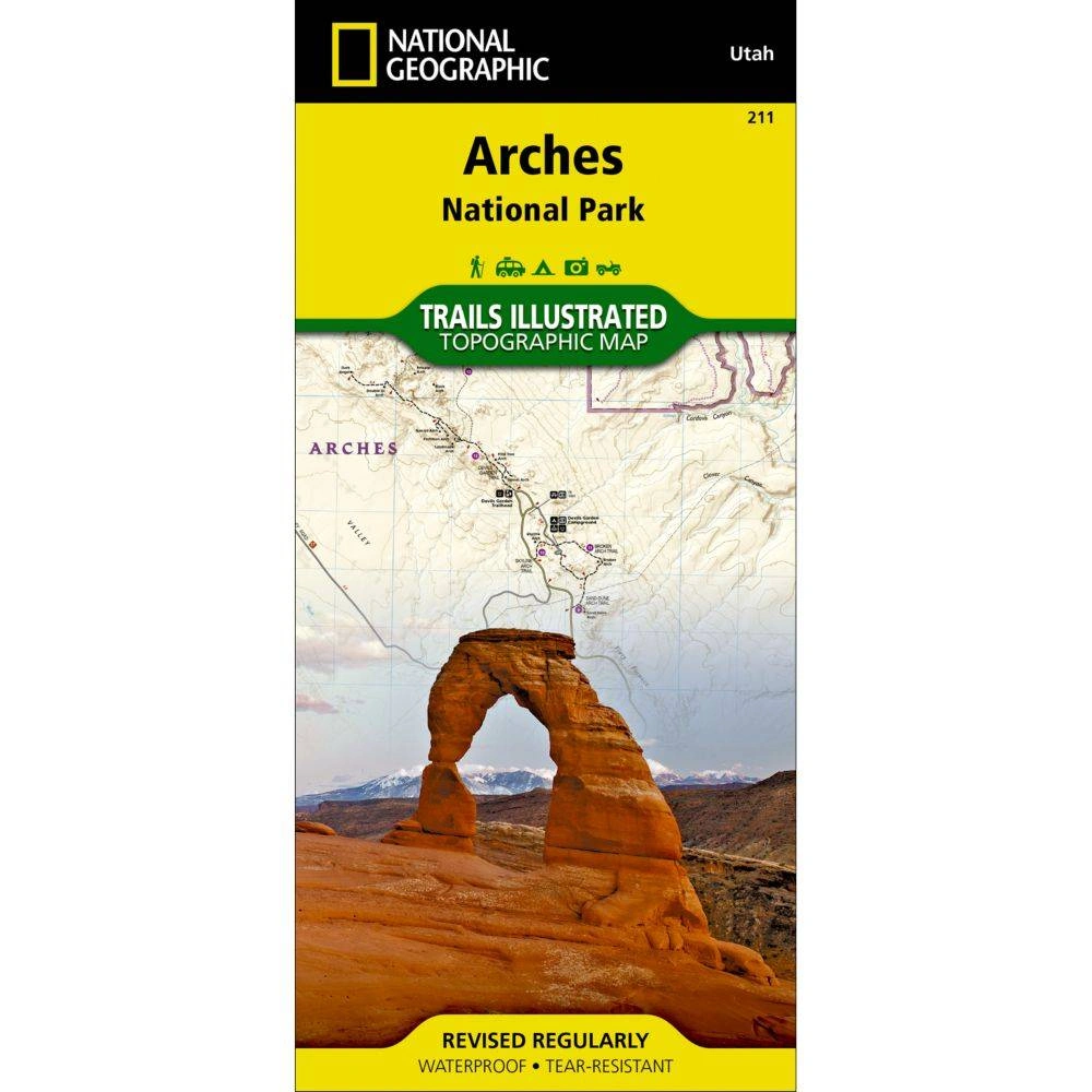 Discover Arches: National Geographic's Ultimate Park Map – Adventure Awaits.